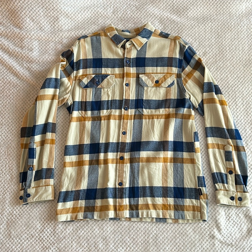 Men's Long-Sleeved Organic Cotton Midweight Fjord Flannel Shirt